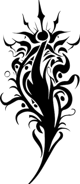 Векторная иллюстрация племенных татуировок 31
