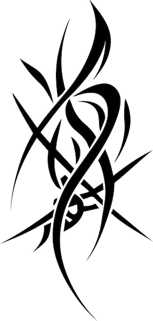 Tribal Tattoo design vector illustration 48