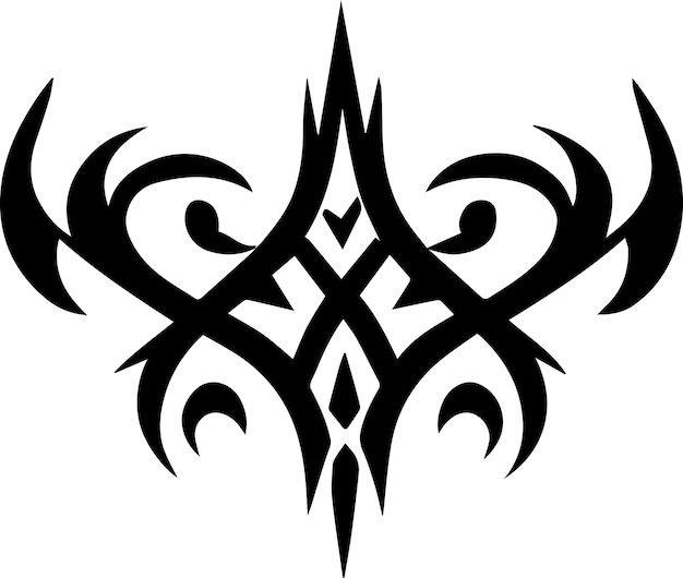 Tribal tattoo design vector illustration 83