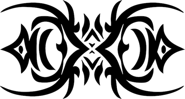 Tribal Tattoo design vector illustration 8