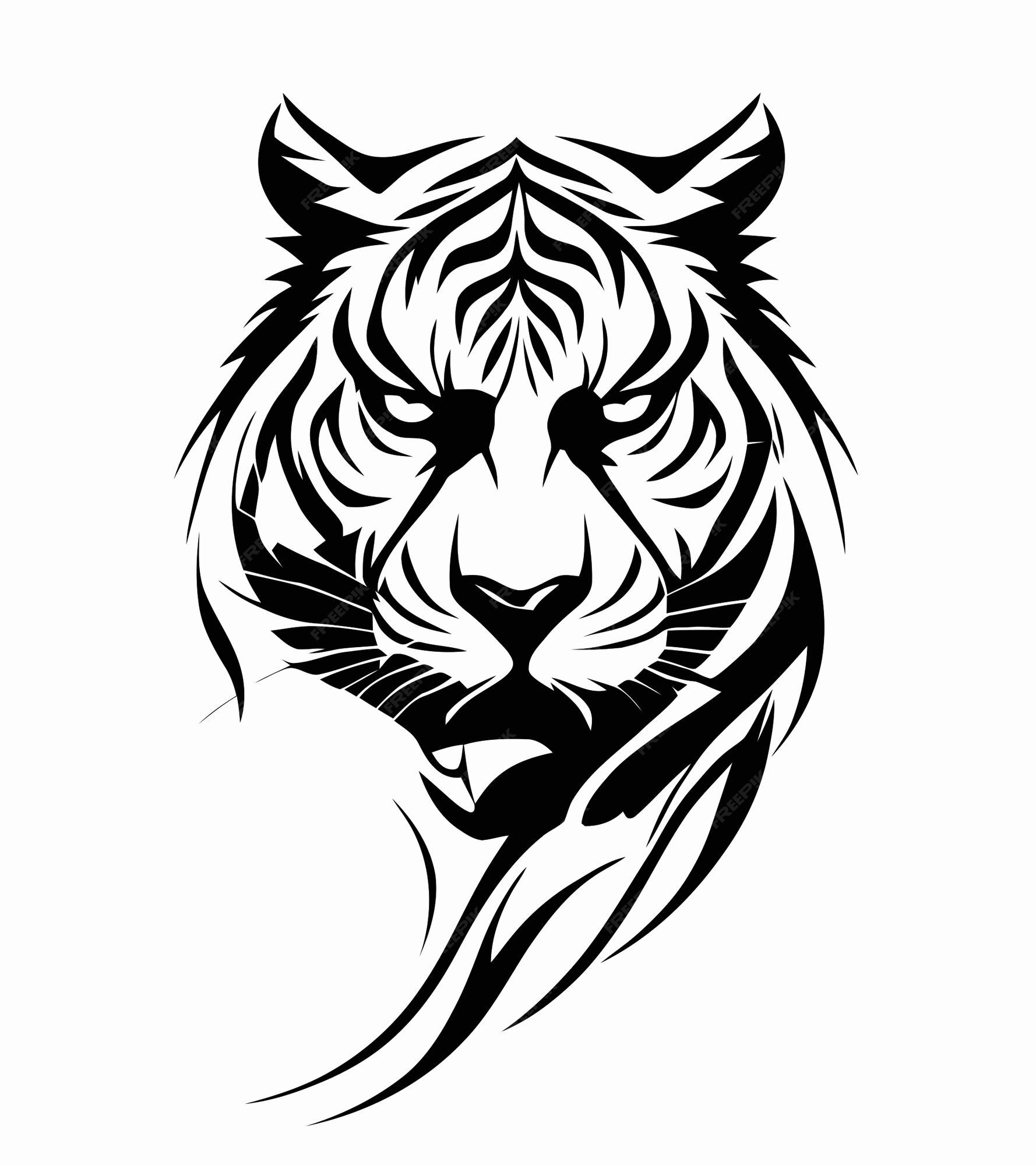 tribal tiger art