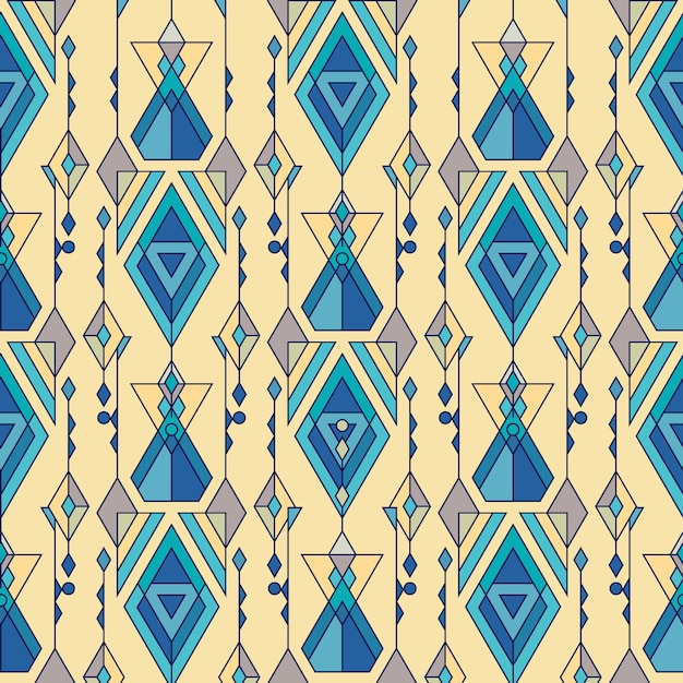 Tribal vintage ethnic seamless pattern