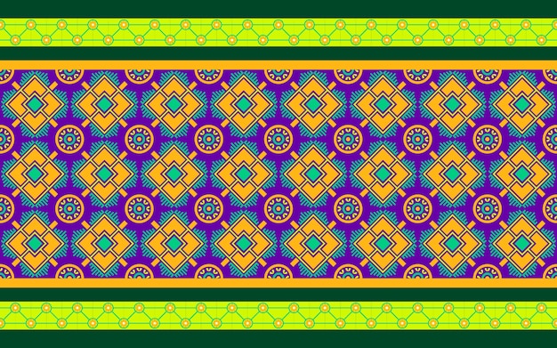 tribe diamond and circle pattern design for background, carpet, wallpaper, clothing, and wrapping.