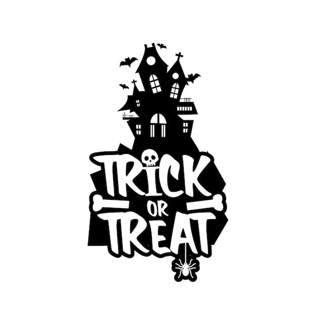 Trick o treat vector design