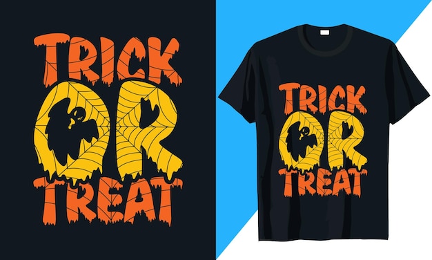Trick or Treat halloween t-shirt ontwerp vector