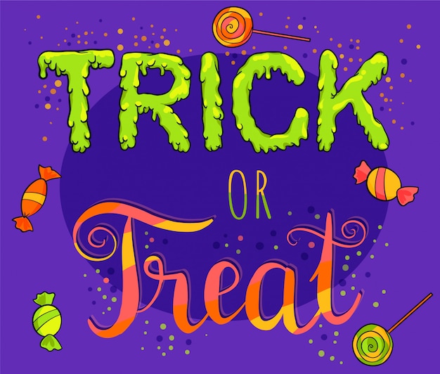 Trick or treat background