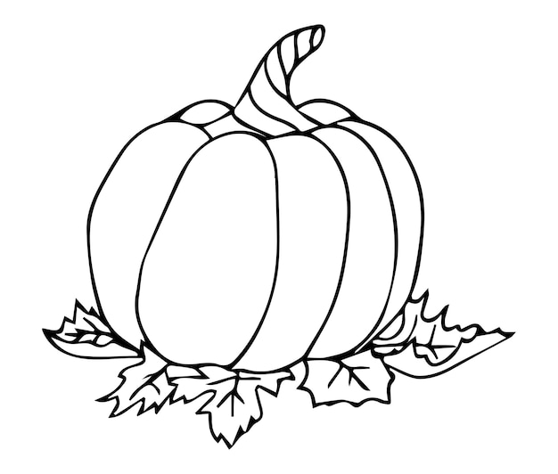 Vector trick or treat coloring page. halloween coloring page for kids.