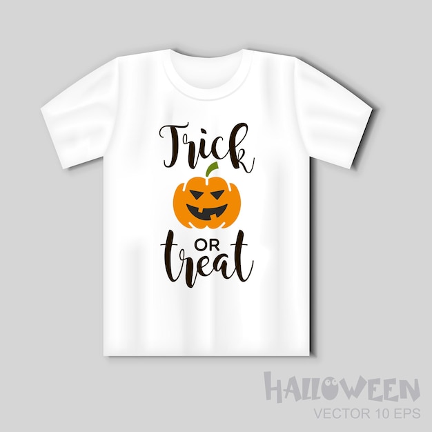 Dolcetto o scherzetto scritte divertenti per halloween con zucca jackolantern illustrazione vettoriale