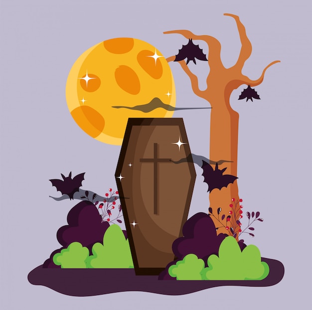 Vector trick or treat for happy halloween