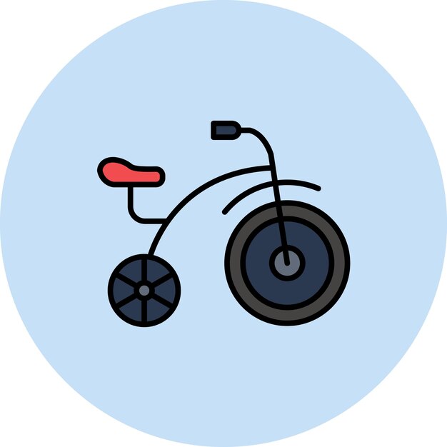 Tricycle icon vector image Can be used for Transport