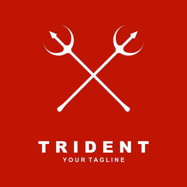 Trident Logo Template vector icon