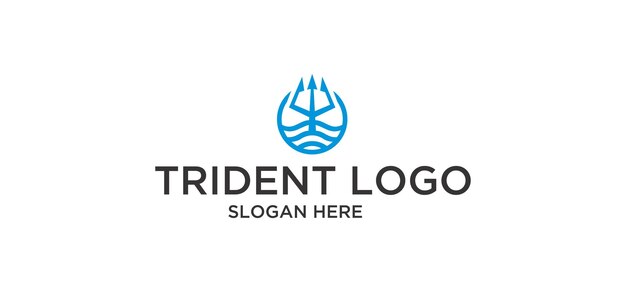 Vector trident logo