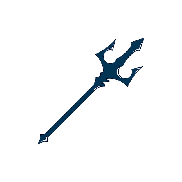 Vector trident vector logo icon  illustration sign symbol