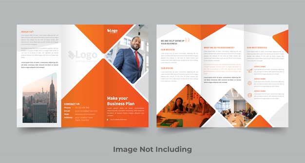 Trifold brochure Design Template