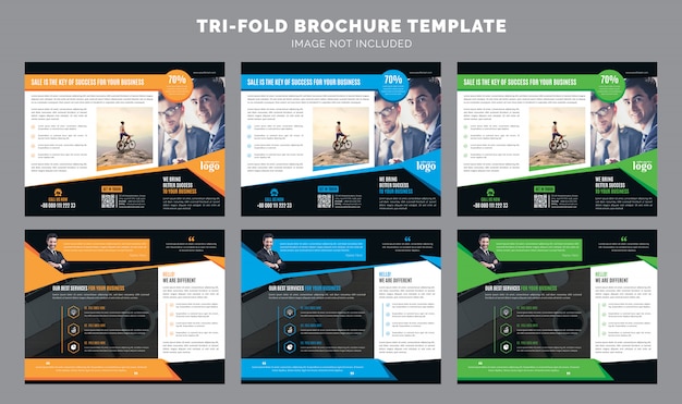 Trifold brochure template