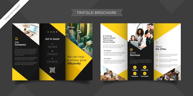 Brochure a tre ante