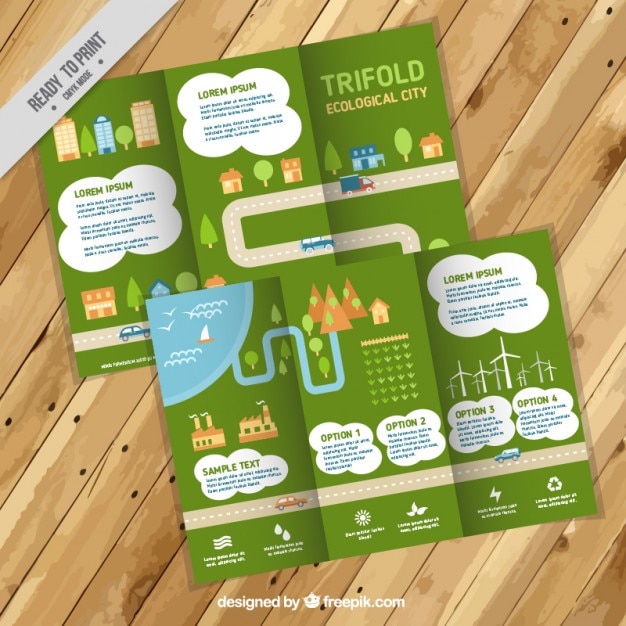 Trifold ecological city