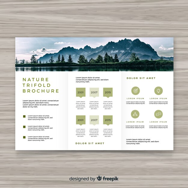 Trifold nature flyer