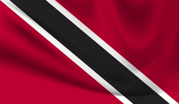 Vettore trinidad e tobago flag design vettore eps