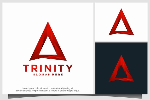 trinity Triangle Logo Template