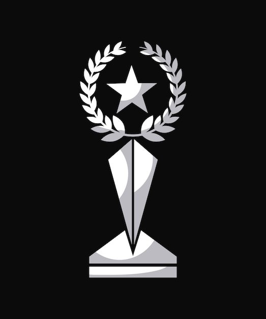 trofee in stervorm pictogram