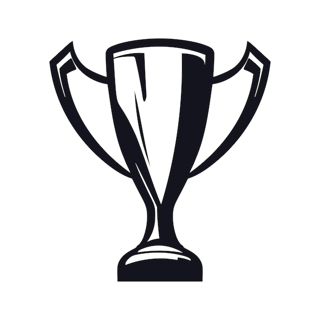 Trofee Pictogram Vectorillustratie Kampioen Cup Logo Sjabloon