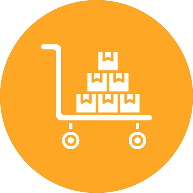 Trolley Vector Illustration Style