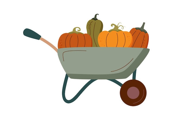 Trolley with pumpkins2