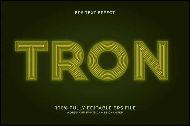 tron teksteffect