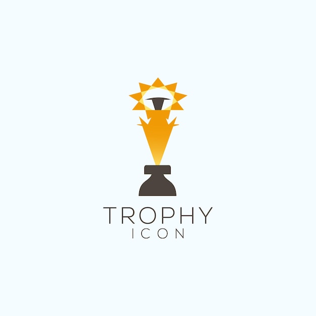 Векторный шаблон логотипа TROPHY