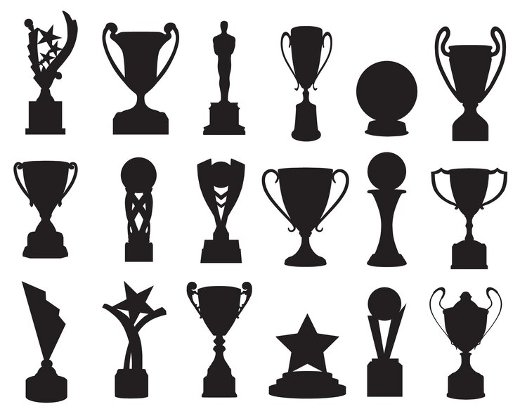 Trophy silhouettes