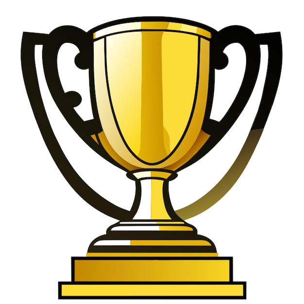 trophy vector illustration cartoon