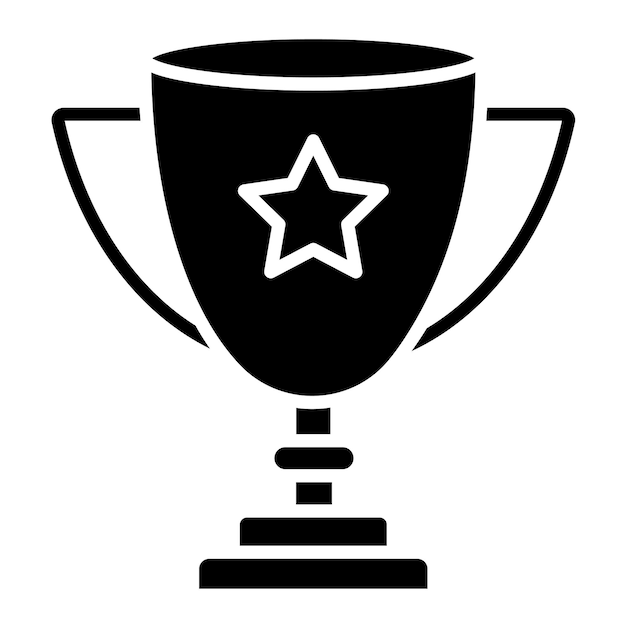 Trophy Vector Illustration Style