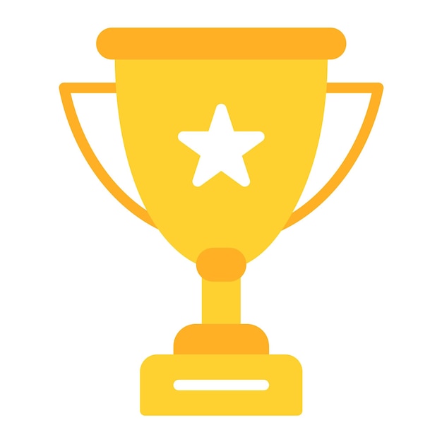 Vector trophy vector illustration style