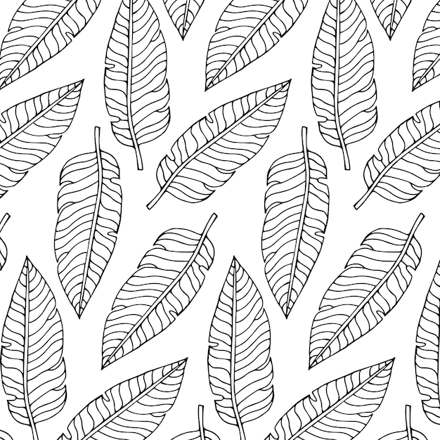 Tropic plants floral seamless jungle pattern. Print vector background of fashion summer wallpaper