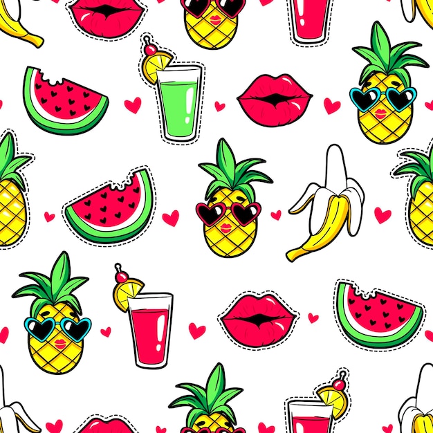 Tropic seamless pattern