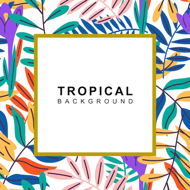 Tropical background