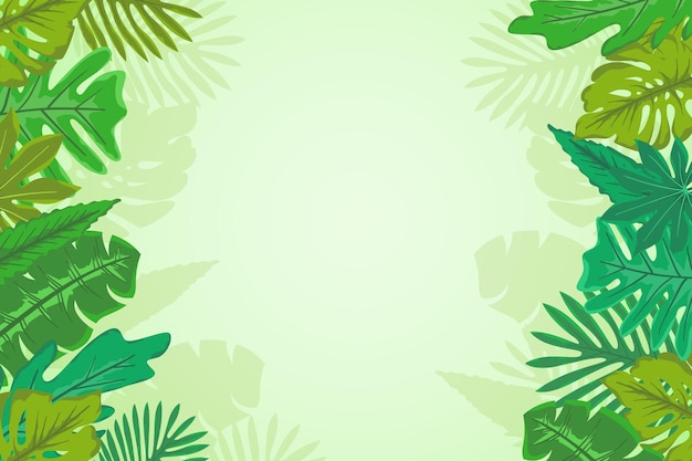 Tropical design leaves background