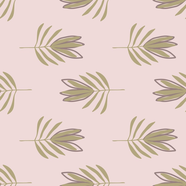 Vector tropical flowers seamless pattern tropical palm leaves wallpaper