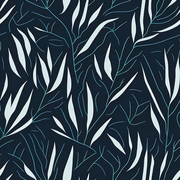 Tropical Foliage Vector Shapes Artistic Botanical Elements for Graphic Design