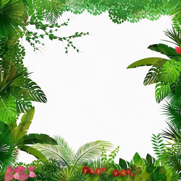 Tropical forest background