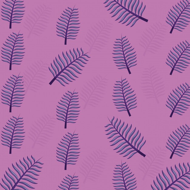 Tropical leafs icon pattern