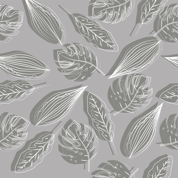 Tropical leafs pattern