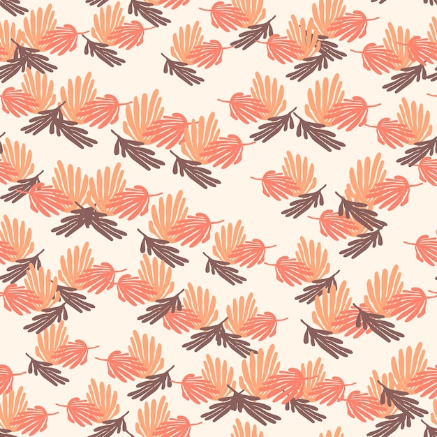Sfondio foglie tropicali carta da parati di decorazione ispirata a matisse forma organica semplice disegno senza cuciture sfondio floreale progettazione per tessuto copertura di superficie di stampa tessile