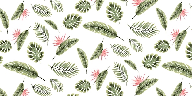 Tropical Leaves   Pattern