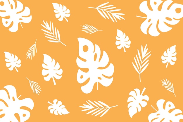 Tropical leaves pattern