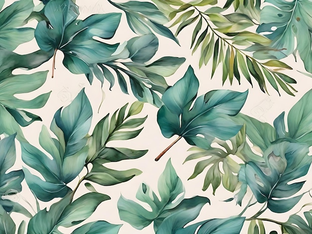 Tropical Leaves vector