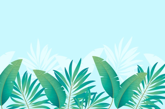 Tropical mural wallpaper