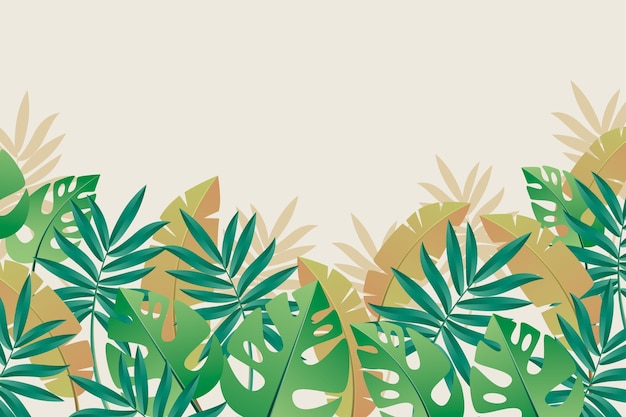 Tropical mural wallpaper