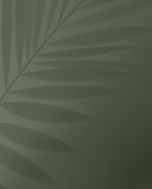 벡터 밝은 파스텔 배경에 열 대 야자수 잎 그림자입니다.